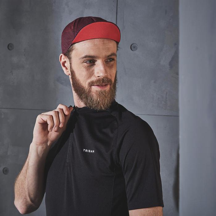 Decathlon Btwin Jersey Sepeda Essential Hitam - 8569821 Tbk