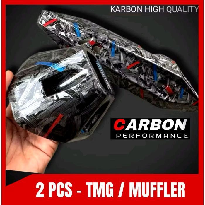 MONCONG VARIO FORGED TUTUP KNALPOT VARIO CARBON FORGED / Moncong vario carbon Forged tutup knalpot