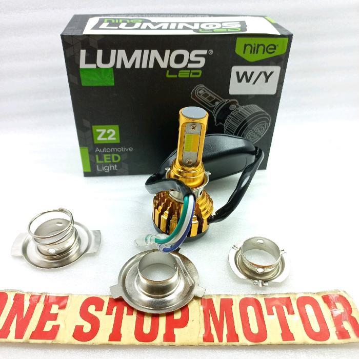 Lampu Depan Led Luminos Z2 2 Warna Putih Kuning Semua Motor