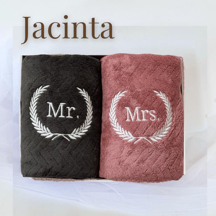 Handuk Couple Seserahan Bordir Handuk Couple Wedding Bordir