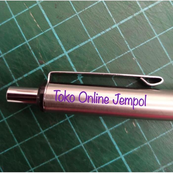 8opj- Atk0659Zb Pulpen F-701 Zebra Body Stainless Pen F701 Ballpoint Pen