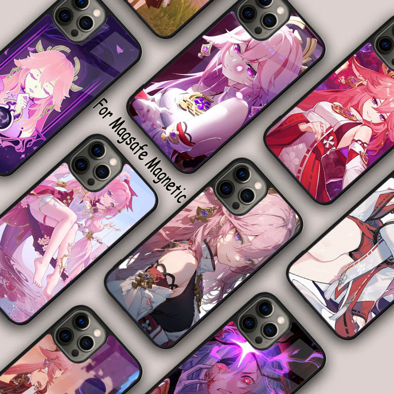 Genshin Impact Yae Miko Magnetic Phone Case For APPLE iPhone 17 Air 16 14 13 12 Pro Max 15 Plus
