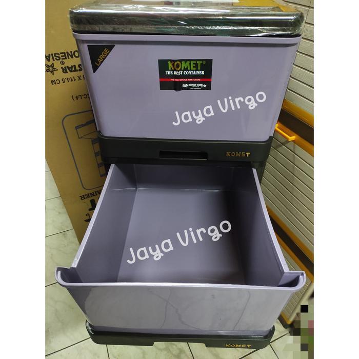 Laci container KOMET L4 / laci baju / lemari buku / lemari baju