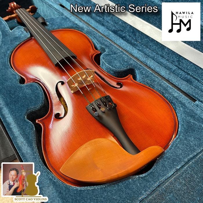 Biola Artistic Series Handmade SCOTT CAO Violins STV-P10 3/4 atau 4/4