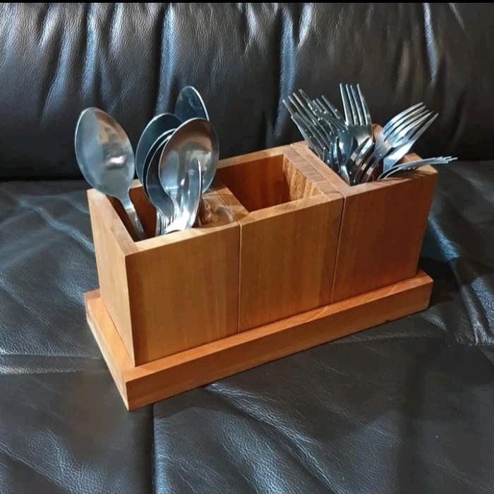 RAK TEMPAT SENDOK GARPU, WADAH SENDOK DAN GARPU AESTHETIC