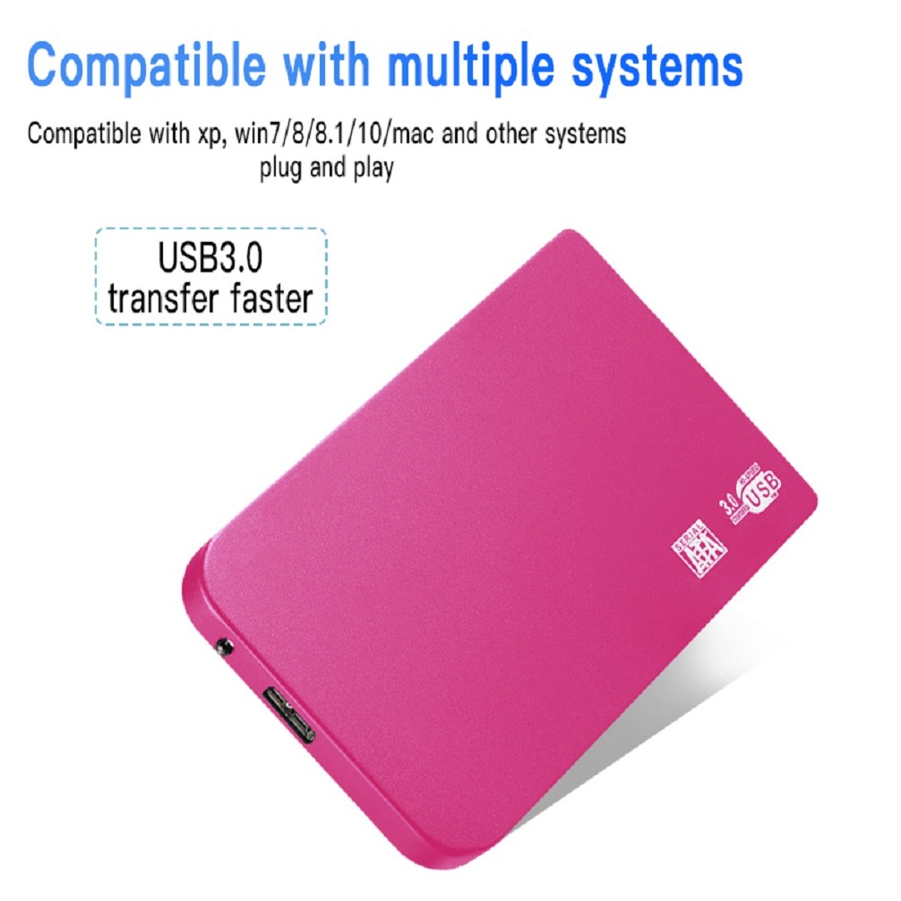 Portable External SSD 1TB External Hard Drive SSD 2TB Mobile Hard Drive High-Speed Storage Device fo