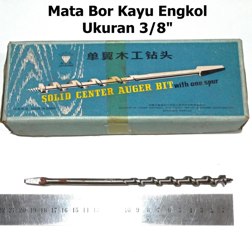 Mata Bor Kayu Engkol 3/8" Manual Diamond - Mata Bor Engkol 3/8 inch