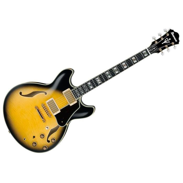 Gitar Elektrik Semi Hollow Body Ibanez As200 Vys Original