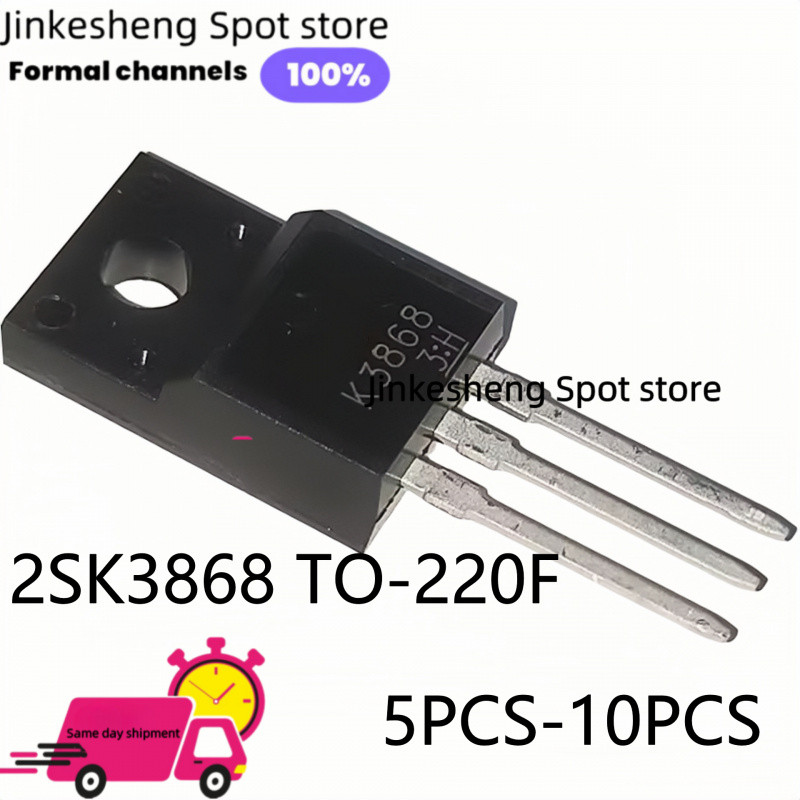 (5PCS-10PCS) Canal N envo rpido en Stock NEW K3868 2SK3868 TO-220F 500V 5A MOSFET Quality Assurance: