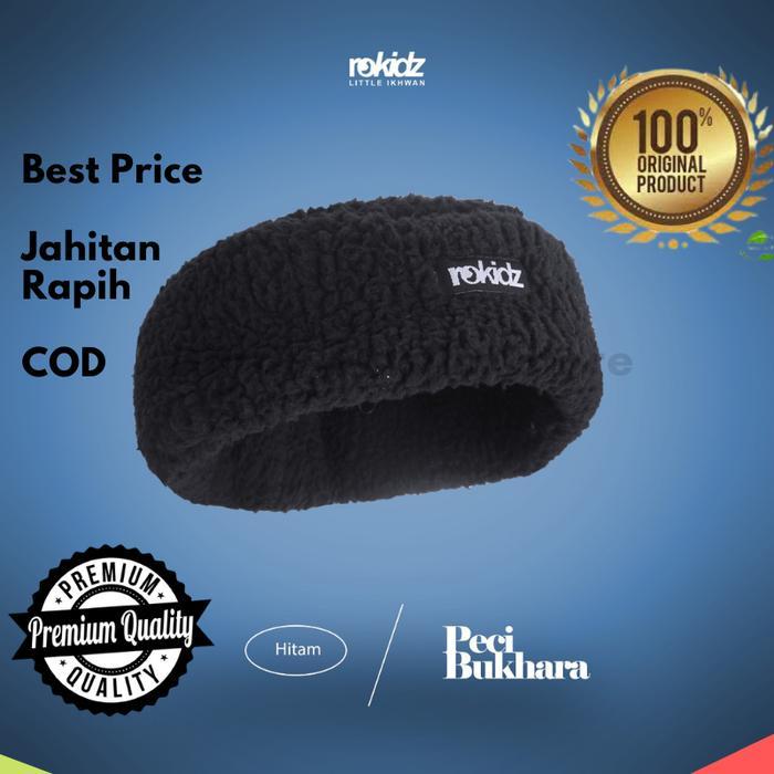 Peci Songkok Bulu / Peci Turki / Peci Bukhara / Peci Bulu Rusia Anak