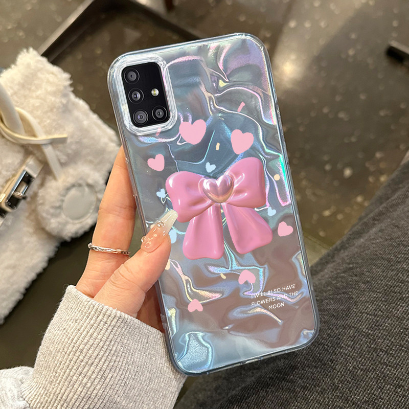 Casing Hp Samsung Galaxy A51 M40s Case Casing HP Softcase ponsel silikon tahan jatuh transparan riak