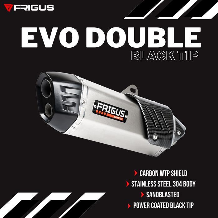 Knalpot Import Taiwan Akrapovic Evolution R1M Double Hole Magna Exhaust Frigus Exhaust