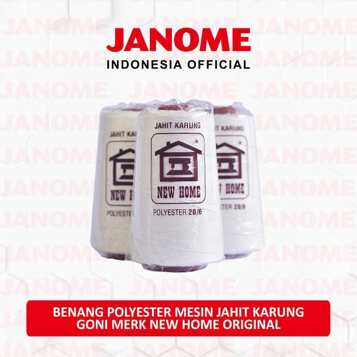 Benang Jahit Polyester Untuk Mesin Jahit Karung Goni Merk NEW HOME ORI
