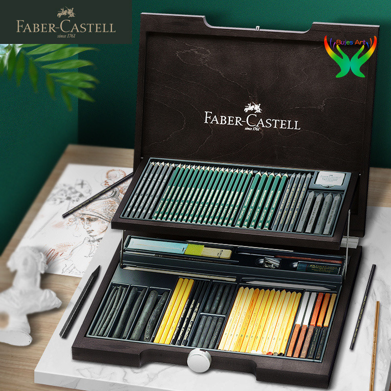 Faber-Castell Germany professional charcoal, color chalk, graphite rod, sketch pencil set, classical