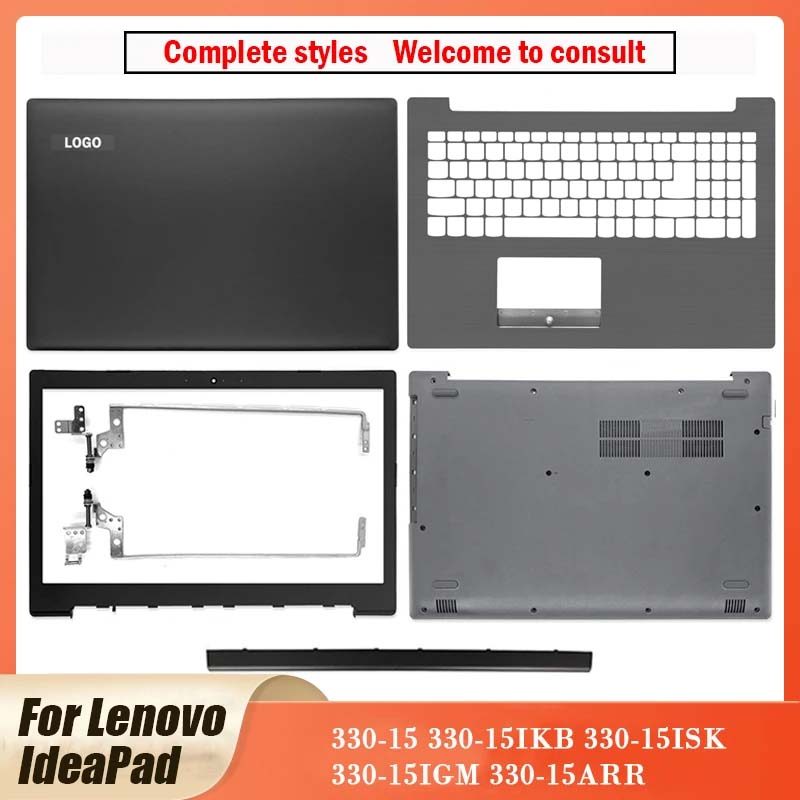 NEW LCD Back Cover/Front Bezel/Hinges/Palmrest/Bottom Case For IdeaPad 330-15 330-15IKB 330-15ISK 33