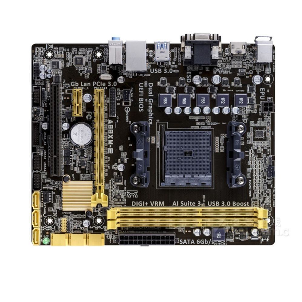 Desktop Motherboard For A88XM-E Socket FM2 FM2+ DDR3 For AMD A88XM A88 Desktop Mainboard SATA III Ma