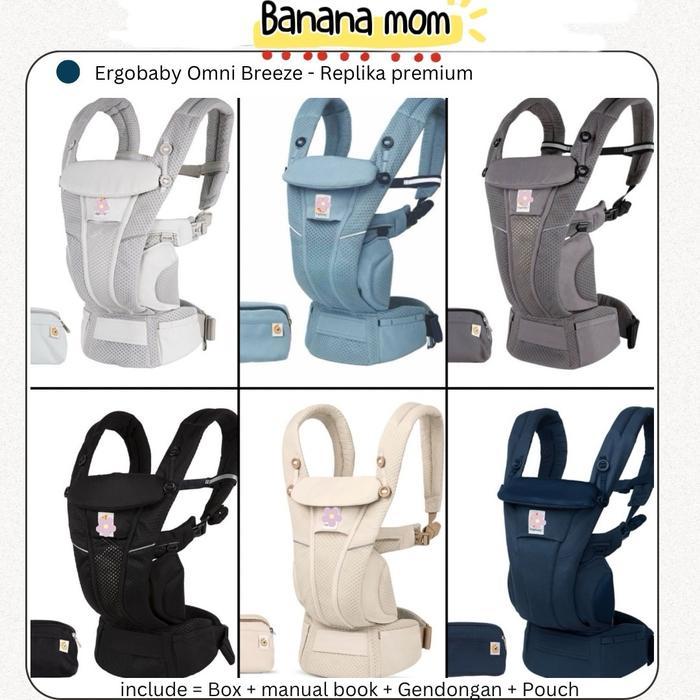 ERGOBABY OMNI BREEZE GENDONGAN BAYI KUALITAS MIRROR MSHAPE, BABY CARRIER HIPSEAT, GENDONGAN BAYI