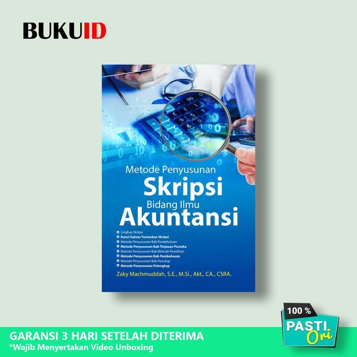 Buku Metode Penyusunan Skripsi Bidang Ilmu Akuntansi