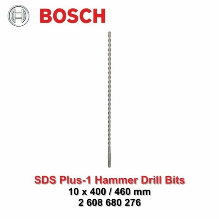 Paling Berkualitas Mata Bor Beton Bosch (10Mm X 400Mm X 460Mm) Sds Plus 1 Terlariss 