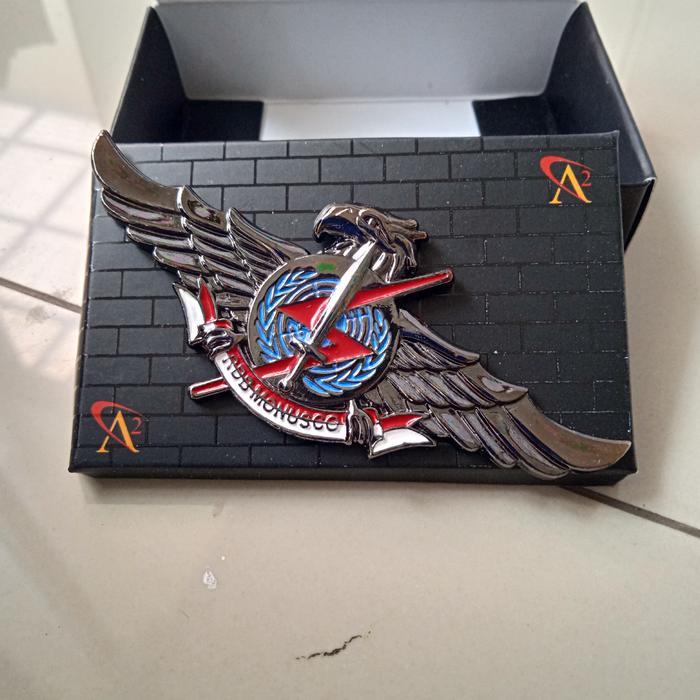 ORIGINAL super exclusive brevet wing pdh rdb monusco hitam READY STOCK