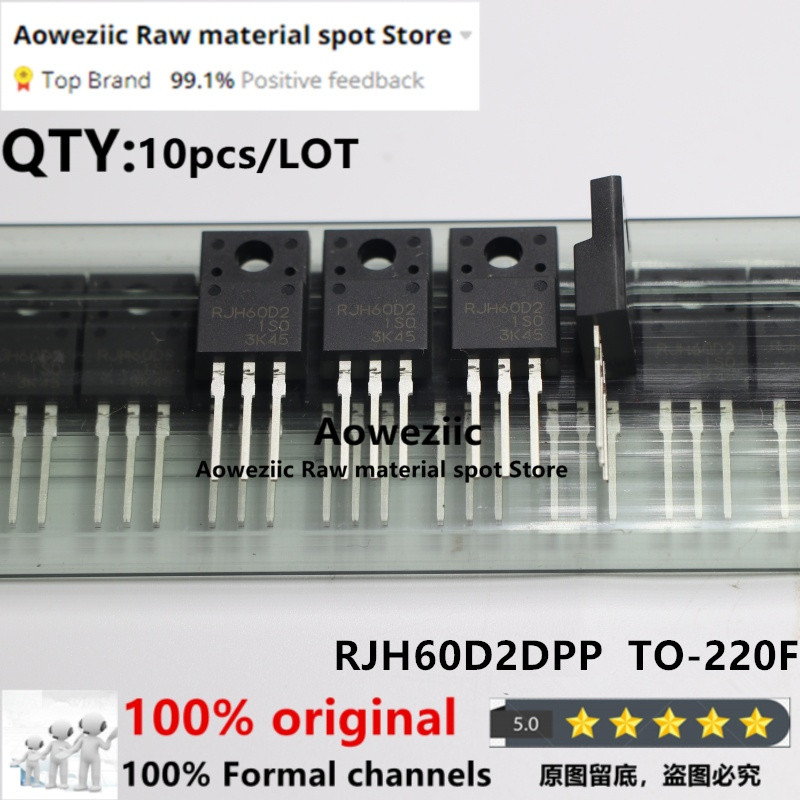 Aoweziic 100% New Imported Original Rjh60D2 Rjh60D2Dpp Rjh60D3 Rjh60D3Dpp 20A 35A 600V To-220F Igbt