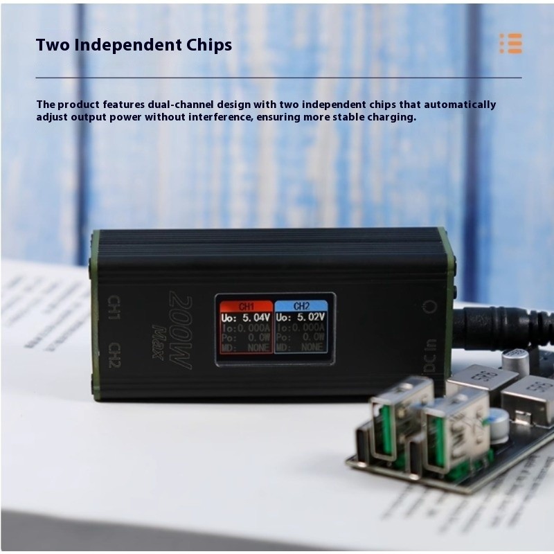 Full Protocol Super Fast Charging Module, High-Power Sw3518 High-Definition Screen Ips Desktop