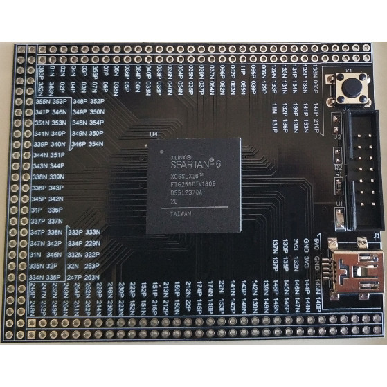 Xilinx Fpga Development Board Spartan6 Xc6Slx16 Xc6Slx25 Core Board Minimum System Board