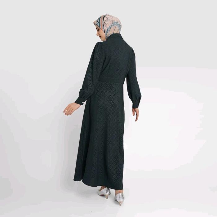 [New/Tanpa Hijab] D7369 - Gamis Abaya Hikmat Fashion Original