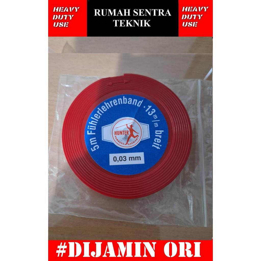 Fuhler Gauge Hunter 0.03 Mm / Feeler Gauge / Fuller Gauge 0,03Mm Ori