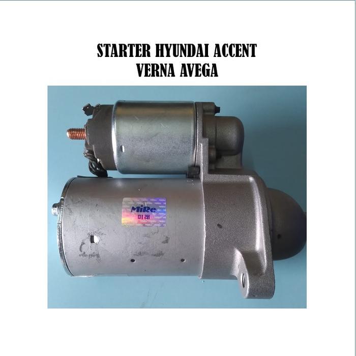 Jual Starter Accent Verna Avega Getz Matrix Elantra Starter Assy Hyundai Kode 006