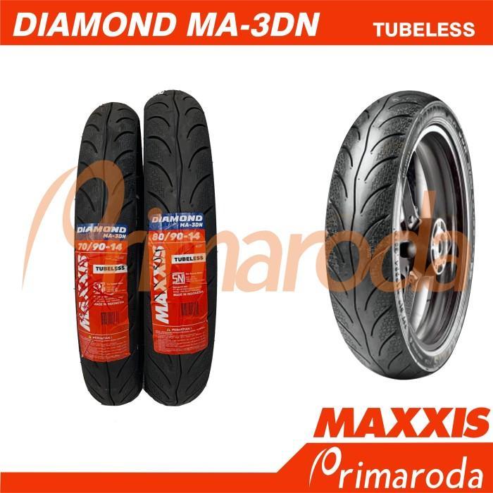 Sepasang Ban Yamaha Mio M3 125 Tubeless Maxxis Diamond MA-3DN