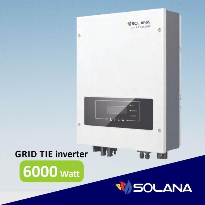 GRID TIE INVERTER 6000W / ON GRID INVERTER 6000WATT SOLANA ORIGINAL MURAH BERGARANSI