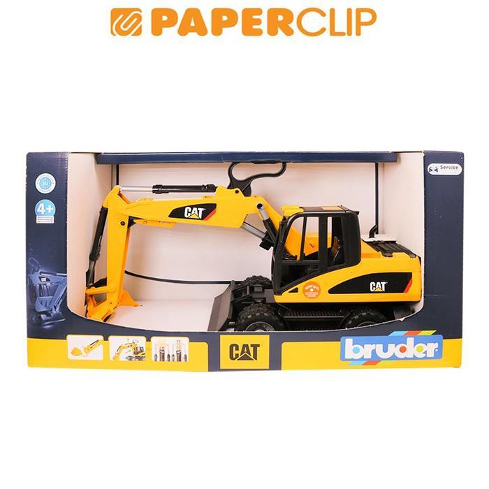 MAINAN ANAK BRUDER CAT EXCAVATOR WHEEL LOADER