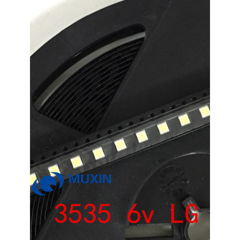 50pcs LG Innotek LED LED Backlight 2W 6V 3535 Cool white LCD Backlight for TV TV Application