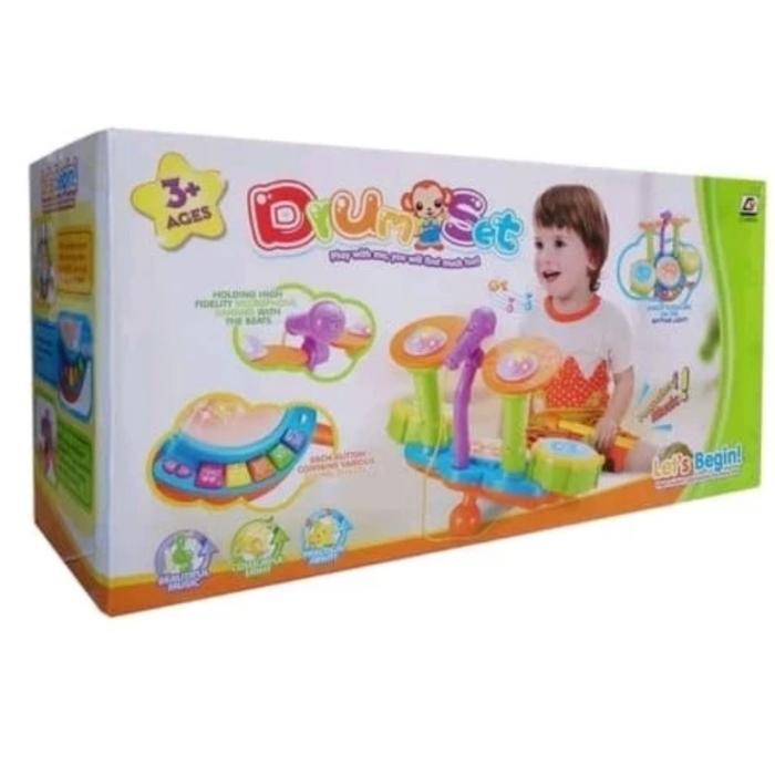 Mainan Alat Musik Drum anak Funny Drum mainan edukasi Alat Musik