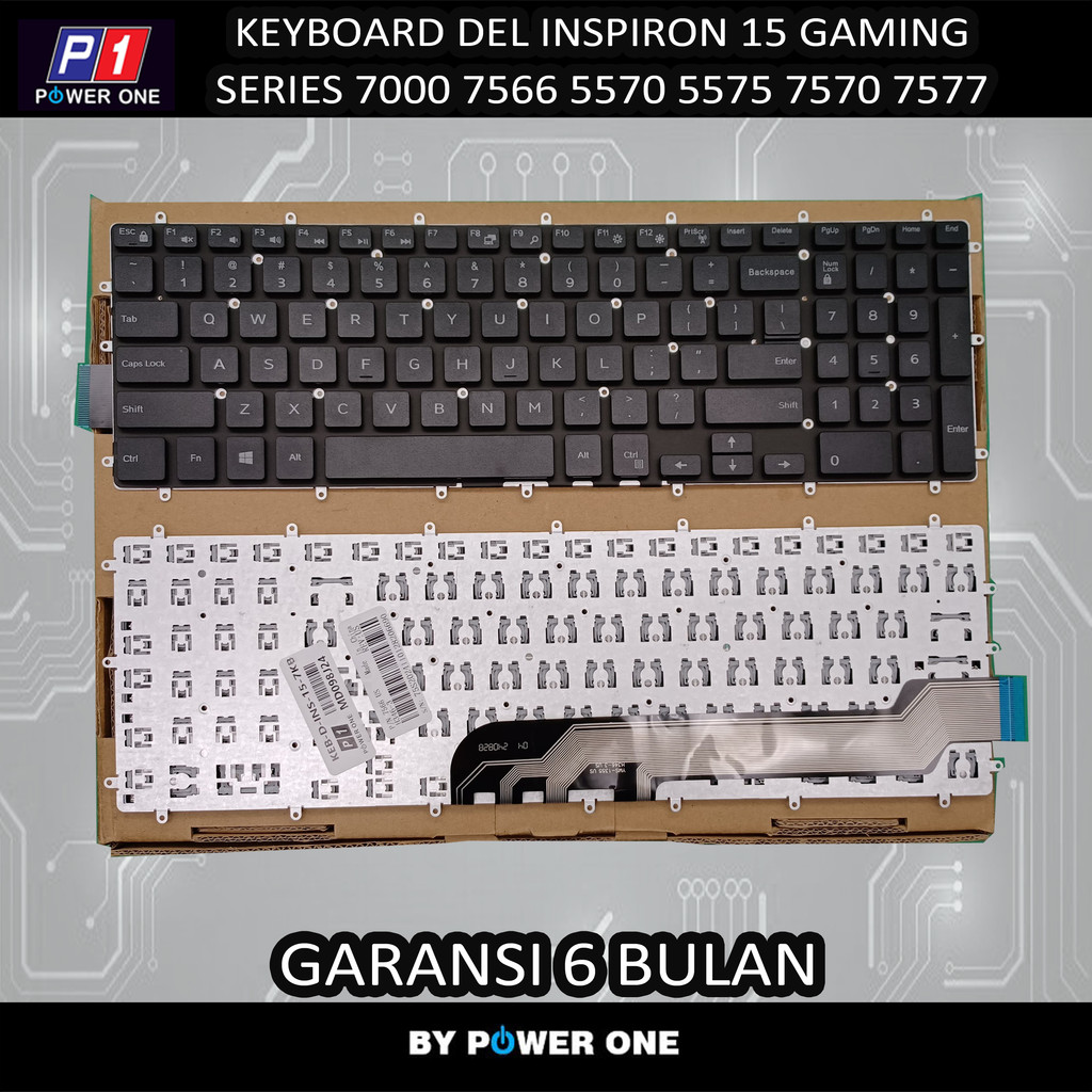 Keyboard Dell Inspiron 15 Gaming Series 7000 7566 7657 5570 5575 7570 7577