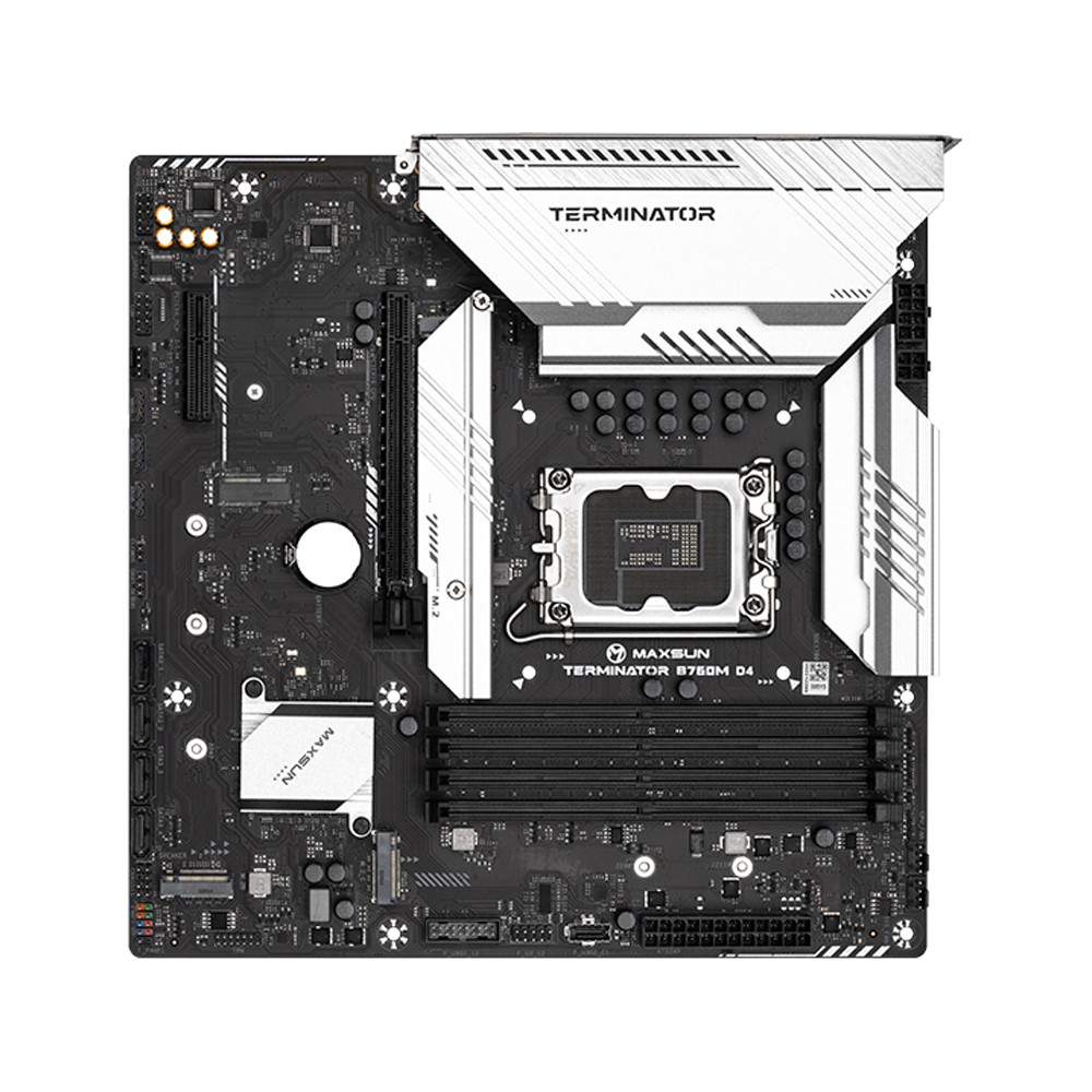 MAXSUN New Terminator B760M D4 Motherboard Dual-channel DDR4 PCIE4.0 LGA1700 Support Intel 12th/13th