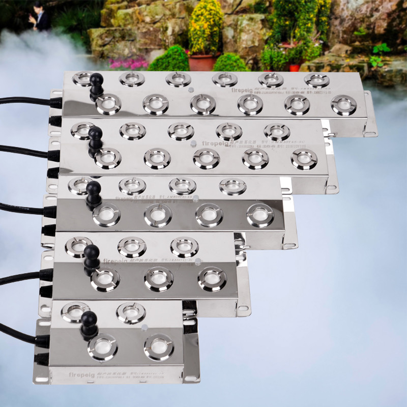 4/6/8/10 Head Ultrasonic Mist Maker Fogger Stainless Steel Air Humidifier Greenhouse For Hydroponics