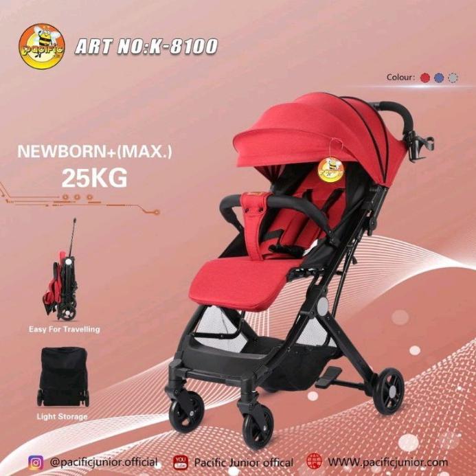 pacific Stroller K8100 / Kereta dorong Bayi / Stroller