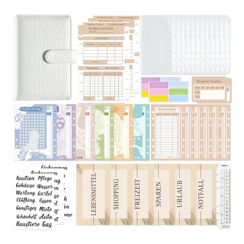 Budget Planner German Financial Planner Budget Book Financial Planner Household Book Practical Bill