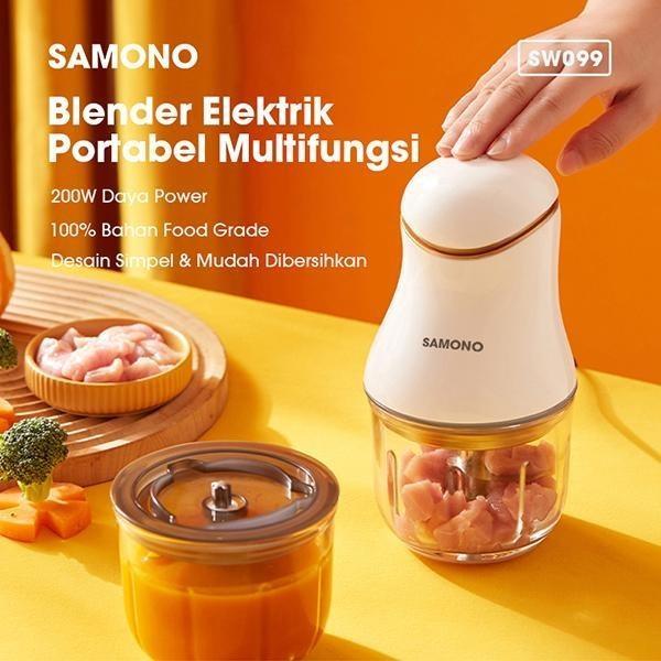 Samono Mini Food Processor Chopper 300 Ml Sw099 Sw-099