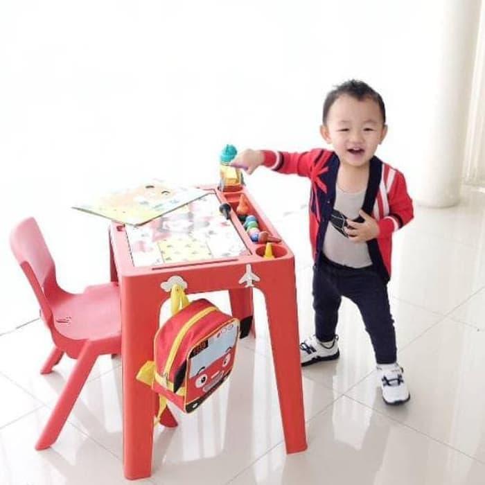 IFY (IMPORT) SET 1 MEJA BELAJAR ANAK OKT DAN 1 KURSI ANAK OK 305 OLYMPLAST PLASTIK TERMURAH TERLARIS