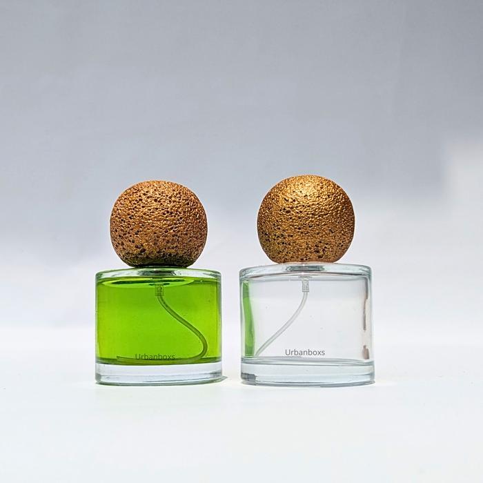 Promo Botol Parfum Bulat 50Ml Tutup Botol Unik - Urbanboxs Original