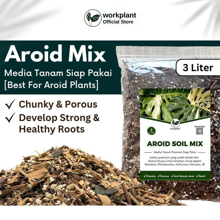 Thejaguar1 Aroid Mix - Media Tanam Premium Tanaman Hias Aroid