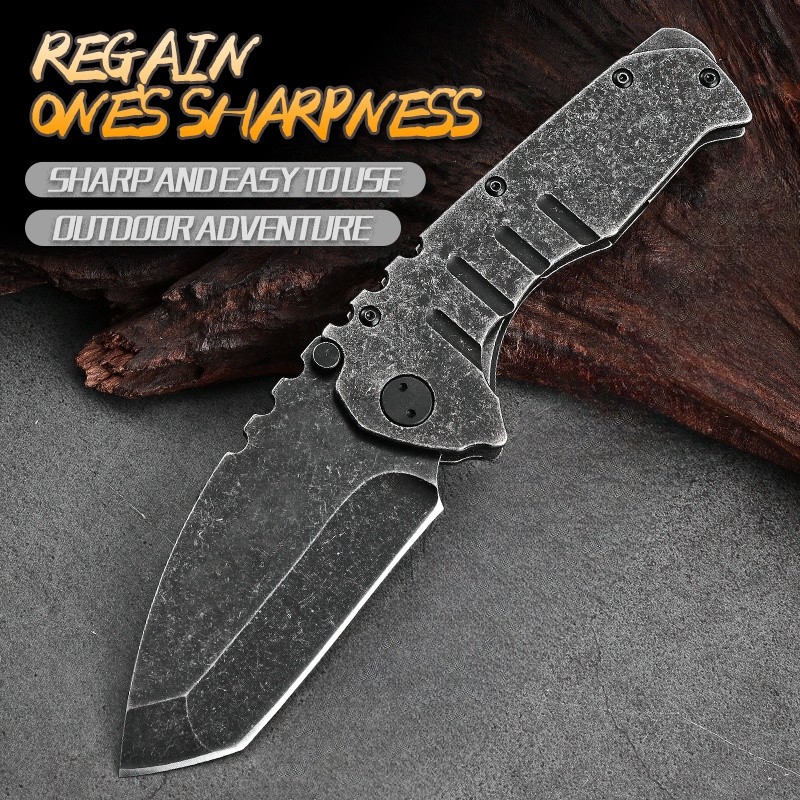 Medford Heavy D2 Steel Outdoor Pocket Folding Knife High Hardness Field Survival Fishing Self