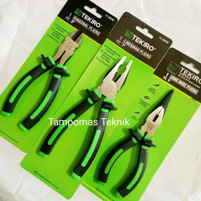 Tang Tekiro Set 3bh Tang Kombinasi Tang Potong Tang Lancip Tekiro