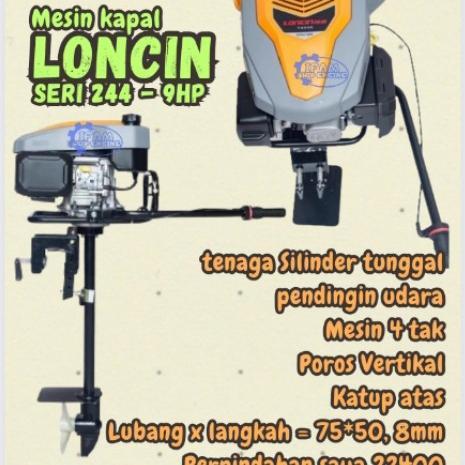 Mesin Tempel Loncin 9HP