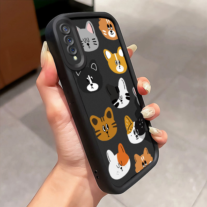 Casing Hp VIVO S1 VIVO S1 Pro Case Casing Anime kartun pola Kasus HP Tangga Langit Mewah Silikon Sof