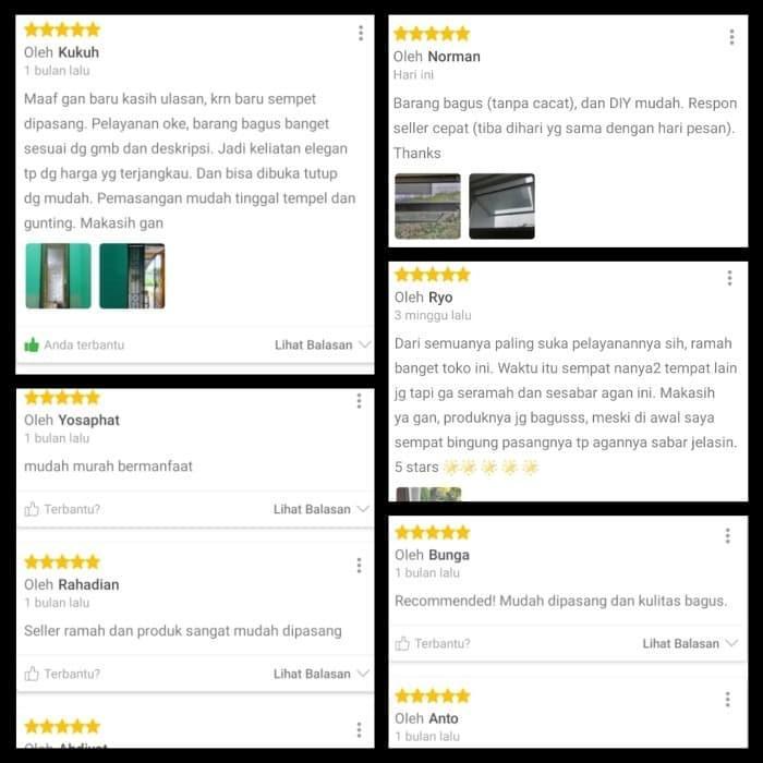 KAMUX Lebar 80 Kawat Nyamuk Magnet DIY Kasa Nyamuk Magnet