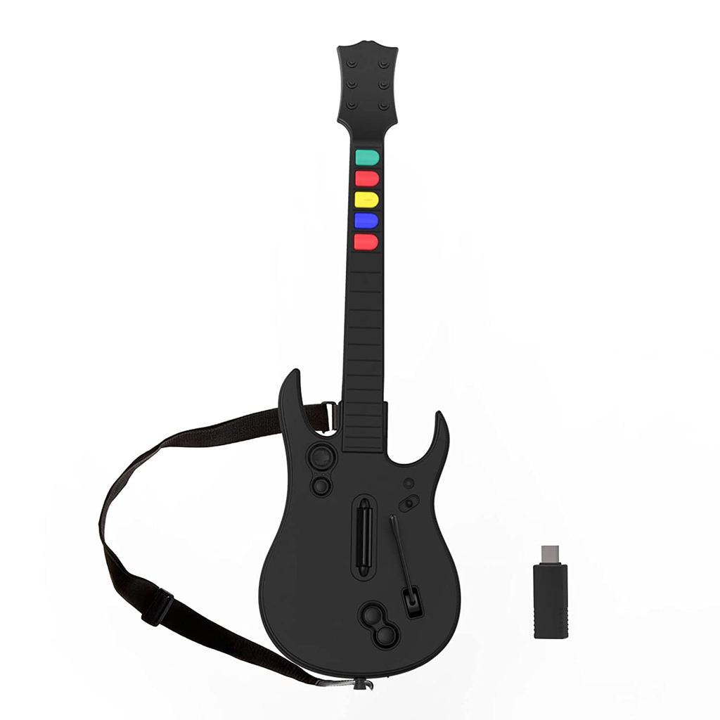 Doyo 2.4G Wireless Guitar Hero Controller For Pc Ps3 Compatible With Clone Hero Rock Band Games